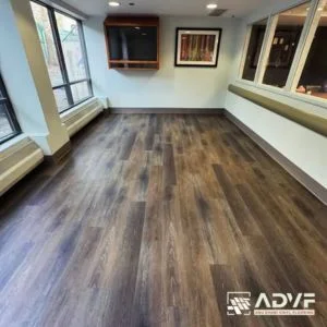 Modern-hallway-with-wood-style-flooring